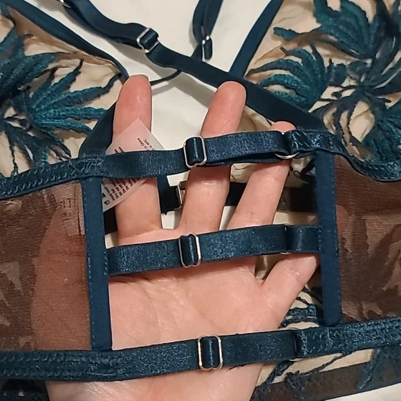NWT Thistle and Spire Bra Brooklyn emerald espresso - Picture 5 of 7